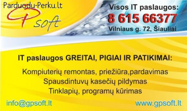 Stacionarių ir nešiojamų kompiuterių remontas