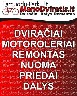 Dviračiai, motoroleriai, dalys, REMONTAS