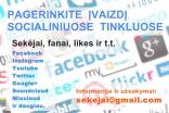 Facebook Fanai, Instagram Sekėjai ir daugiau