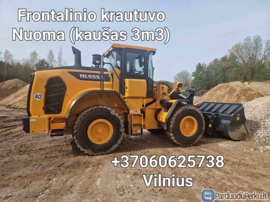 Frontalinio krautuvo nuoma, pakrovėjo nuoma