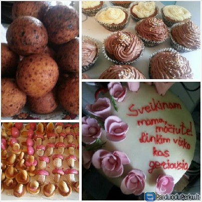 Gaminu įvairius kepinukus