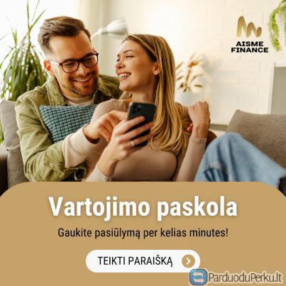 GREITAS FINANSAVIMAS - VOS PER 15 MINUČIŲ!