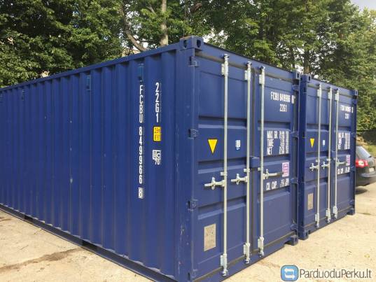 Jūrinis konteineris 20 Dv - 20 pėdų, 6 metrų