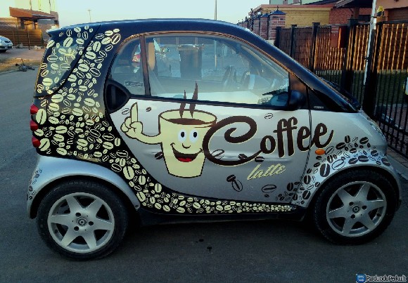 Kavos dviratis+kavos automobilis mobilus verlsas