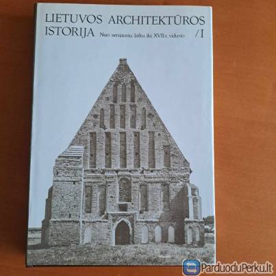 Lietuvos architektūros istorija I 1988 384  psl.