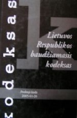 Lietuvos Respublikos baudžiamasis kodeksas