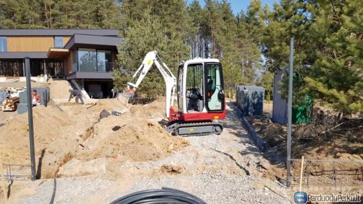 *Mini ekskavatoriaus nuoma (kuras ir operatorius), 8-659-07990