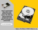 Nauji ir naudoti kietieji diskai SSD ir HDD
