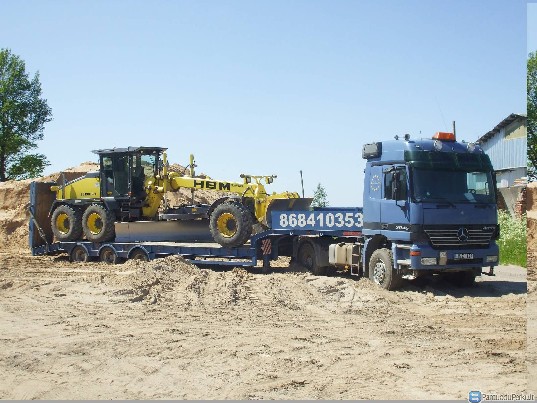 Negabaritinių krovinių pervežimas po LT. Geodena