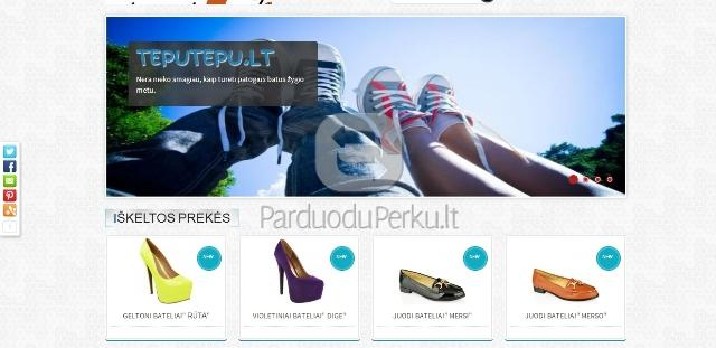 Parduodu el. parduotuve teputepu.lt