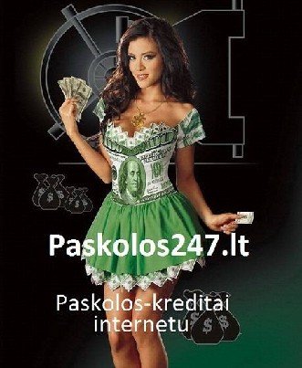 Paskola internetu. Greitas kreditas. Kreditas internetu.