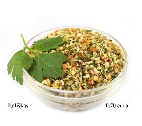 Prieskoniai be natrio.