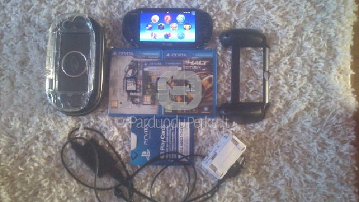 PS VITA Wi-Fi 550Lt Ir Ps Vita Žaidimai