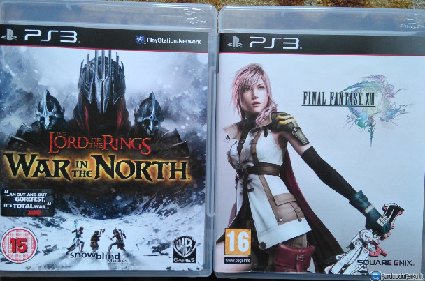 PS3 zaidimu rinkinys