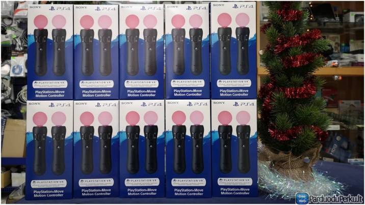 PS4 Move Motion V2 vairalazdes, pakuotėje du vienetai. (naujausi modeliai)