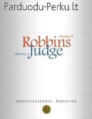 S.P. Robbins, T.A. Judge "Organizational Behaviours". 12th e