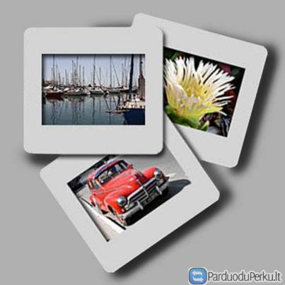 Skaidrių nuotraukų negatyvų fotojuostų Skenavimas