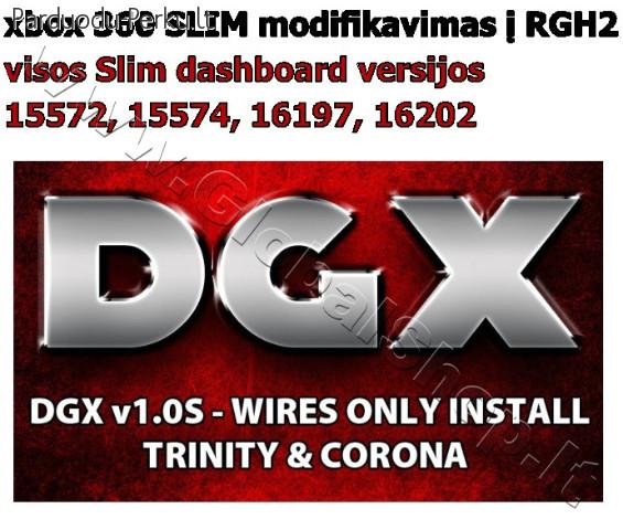 Xbox 360 SLIM VISŲ MODIFIKAVIMAS į RGH2