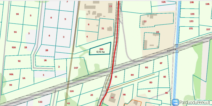 0,15 ha Palanga, Būtingės g.