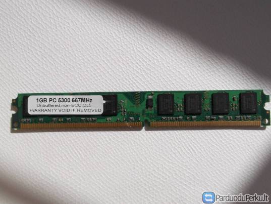 1 GB RAM ddr2 intel nauja