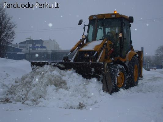 SNIEGO VALYMAS, SNIEGO IŠVEŽIMAS VILNIUJE.Geodena