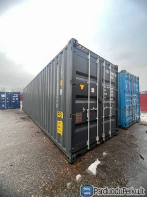 12 METRŲ/40 PĖDŲ JURINIAI KONTEINERIAI DVIGUBOS-DURYS (NAUJI)
