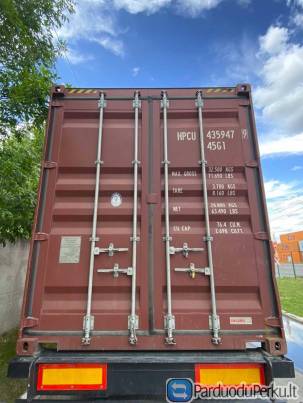 12m/40'hc Jūriniai Konteineriai Papildymas Vilnius / jūrinis konteineris 12m PRIIMAMI UŽSAKYMAI