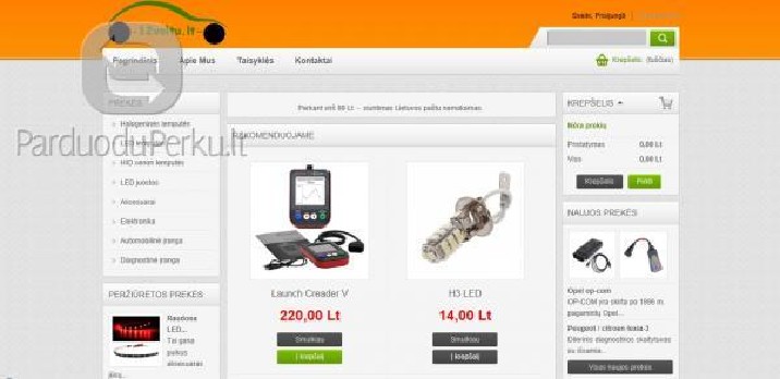 12voltu.lt - automobilinių aksesuarų internetinė parduotuvė