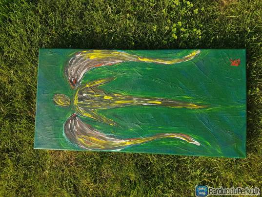 12.Rankų darbo tapytas paveikslas