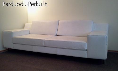 Puiki odine sofa už 1599Lt! Parduodu 2-ju vietu odine sofa,