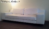 Puiki odine sofa už 1599Lt! Parduodu 2-ju vietu odine sofa,