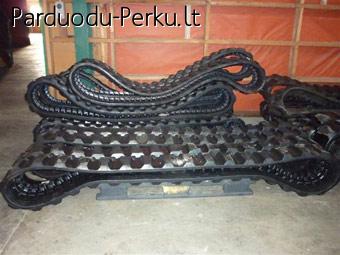 Guminiai vikšrai, krautuvų padangos