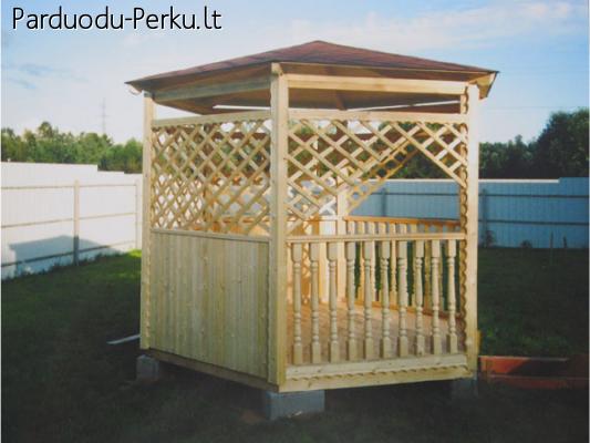 Stalių darbai: durys, langai, pavėsinės, baldai