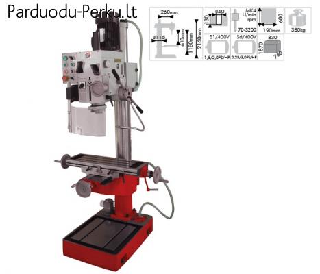 Gręžimo-frezavimo staklės ZX 50PC