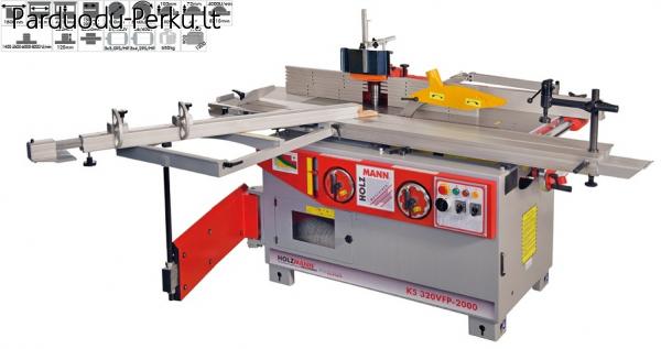 Universalios medienos apdirbimo staklės K5-320VFP-1500