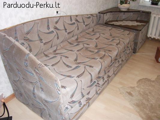 PARDUODU DVIGULE SOFA-LOVA