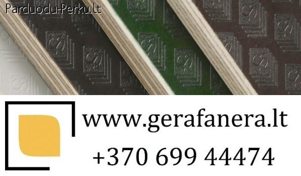 Prekyba statybine, pramonine fanera