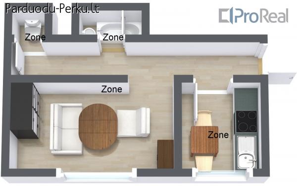 1k buto nuoma Pilaiteje