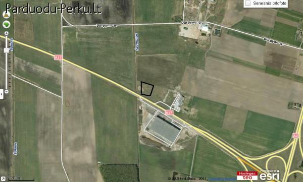 0,98 ha komercinis sklypas prie Panevėžio