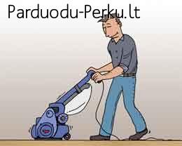 Parketo, grindu ir laiptu slifavimas, lakavimas