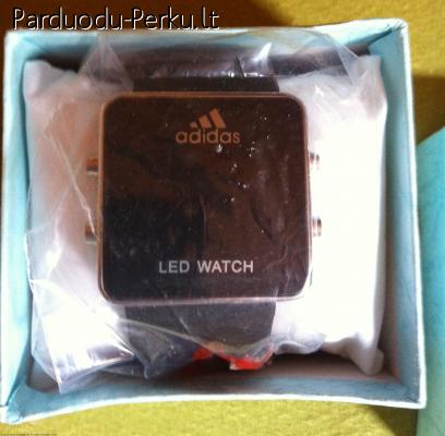 Naujas bei stilingas ADIDAS LED laikrodis