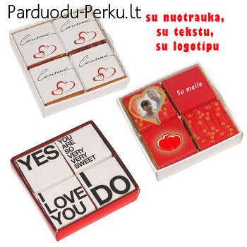 Vardiniai suvenyrai šv. Valentino dienos proga.