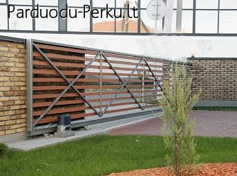 Automatiniai stumdomi kiemo vartai