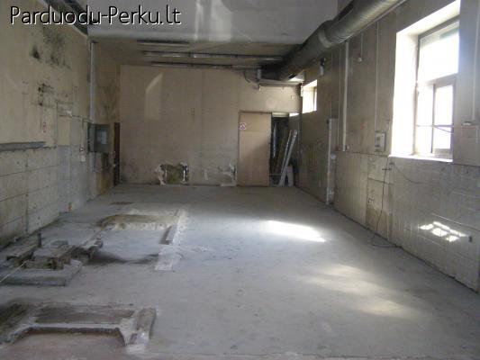 Išnuomojamos 392,80 kv. m. gamybinės – sandėliavimo patalpos