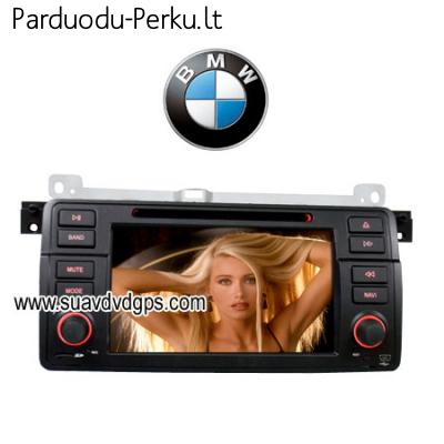 BMW E46 316i 318i 320i 323i 325i 328i DVD grotuvas GPS Telev