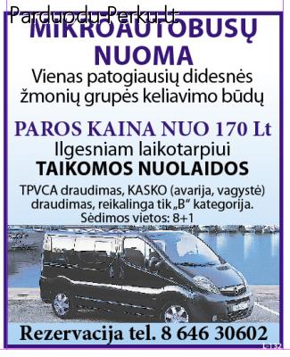 Keleiviniu Mikroautobusu nuoma