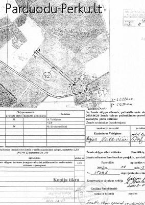 Parduodama Skrebiškio k., 1.15ha žemės ūkio žemė sklypas Pap
