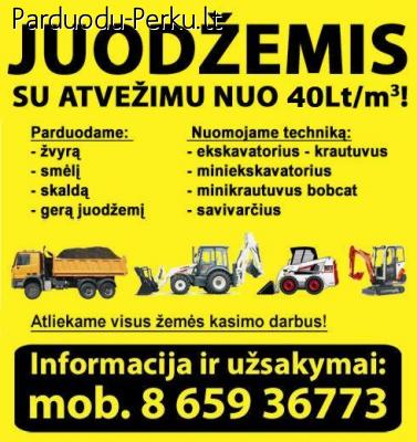 Juodžemis Vilniuje, tel. 8659 36773, juodzemis kaina