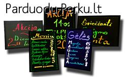 Reklaminė Led rašymo lenta – nupiešk savo pasiūlymus