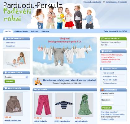 www.padevetirubai.lt geros kokybės dėvėti drabužiai vaikams!